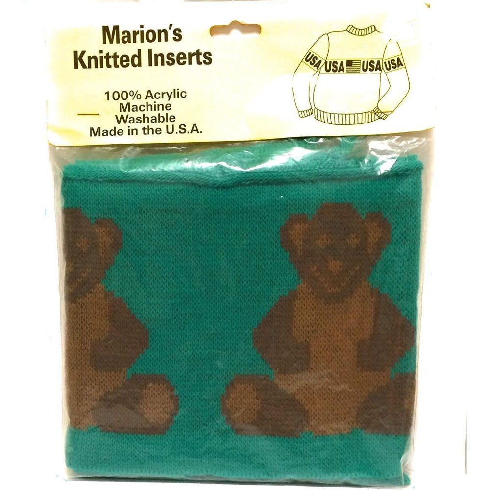 Marion's Knitted Inserts - Bears